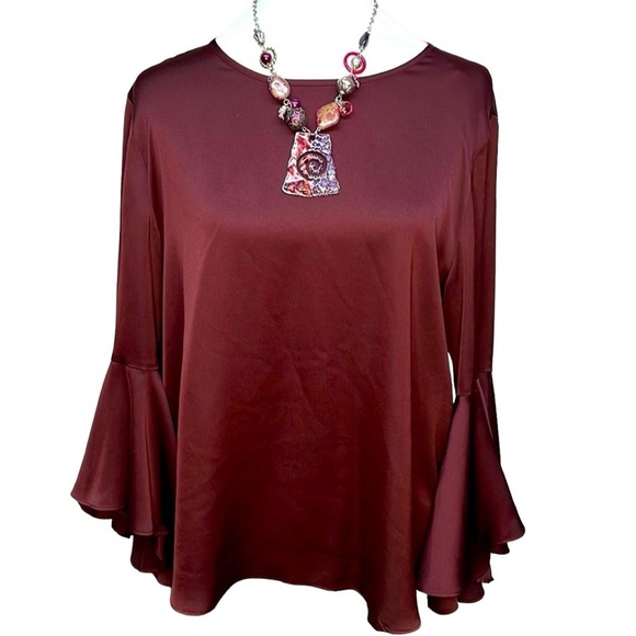 Ann Taylor Silky Blouse - Picture 1 of 5